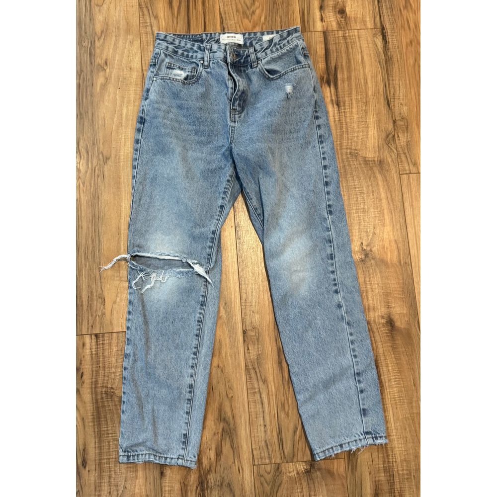 Women's‎ Cotton On Distressed Denim Mom Jeans Size 6